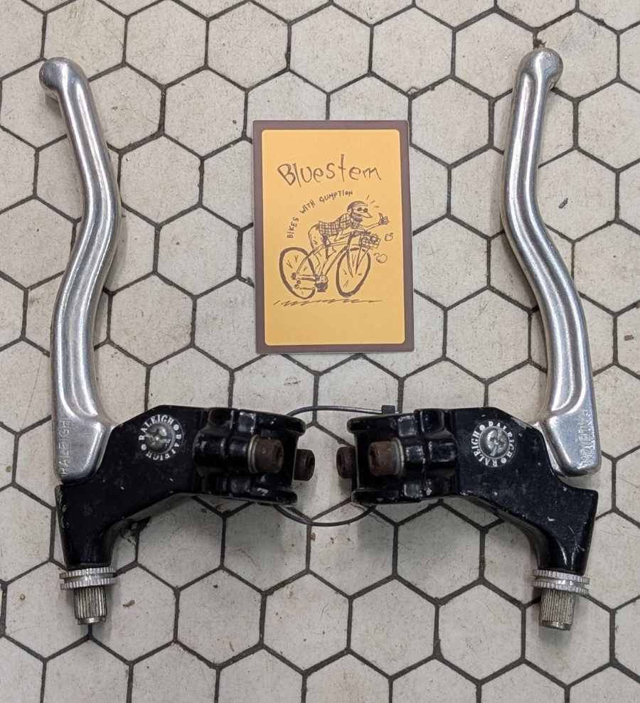 vintage Raleigh brake levers klunker old school stuff