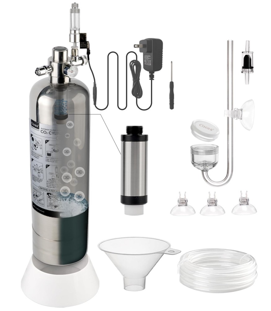 CO2 Generator Kit for Aquariums - Double Pressurization, Enhanced Version, G700S