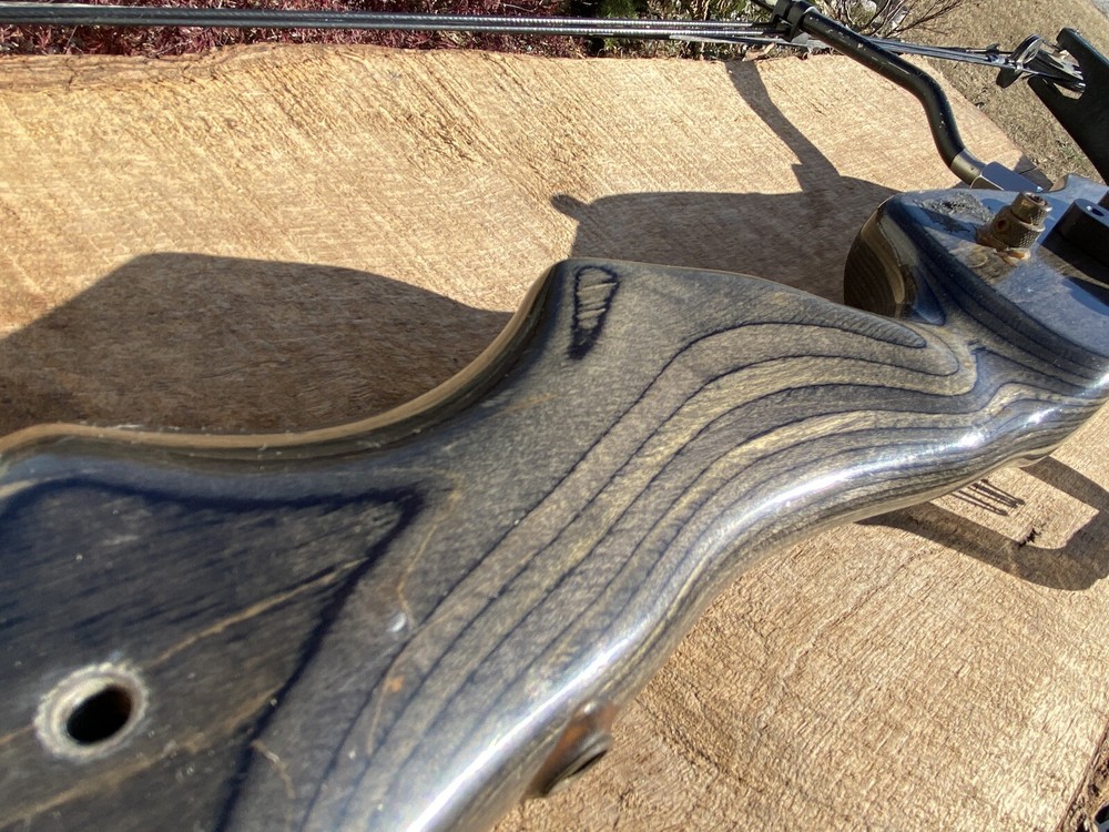 Bear Alaskan Compound Bow Heavy Draw Weight Beautiful Laminated Riser