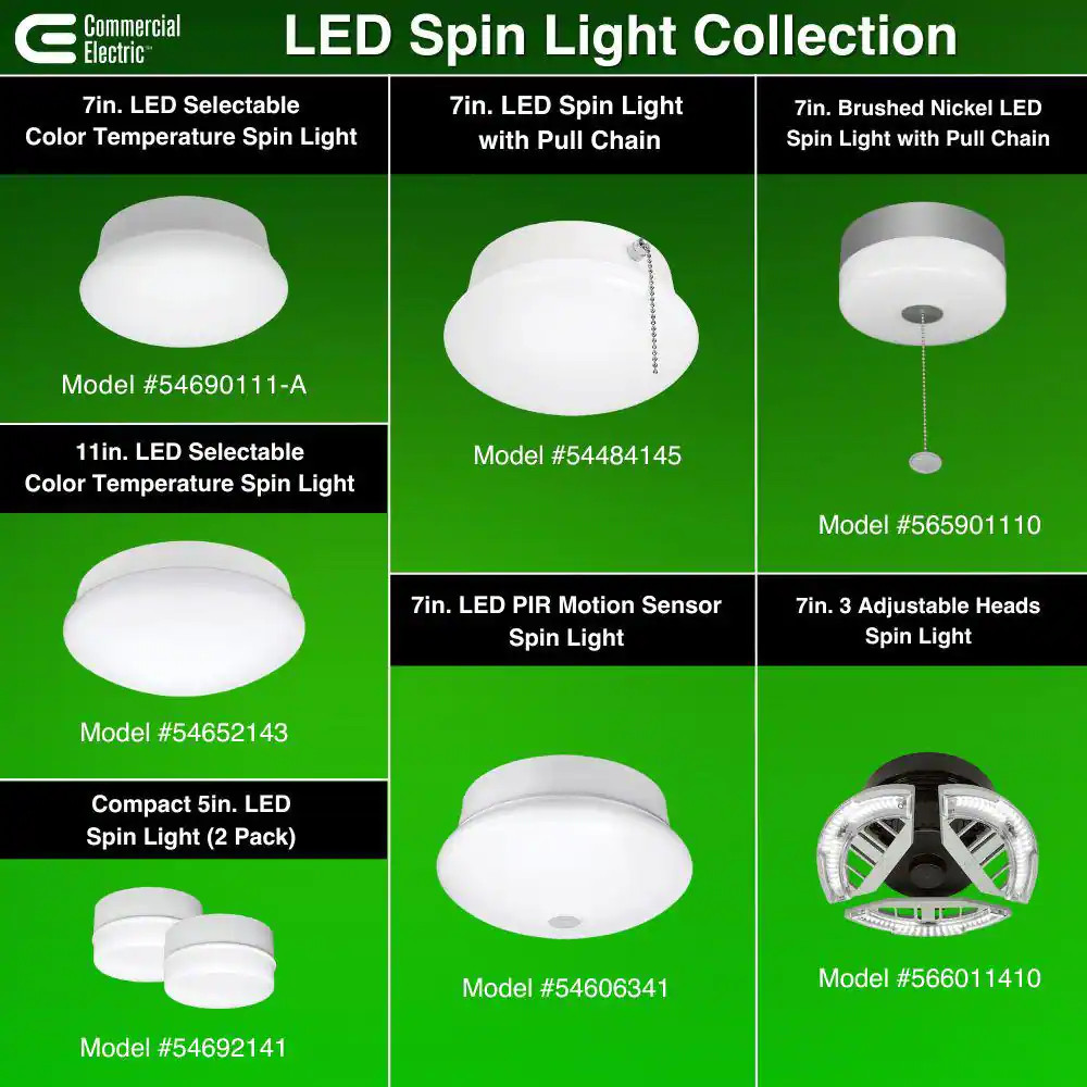 60-Watt Equivalent 7 In. E26 Motion Sensor LED Light Bulb Customize Hold Times C