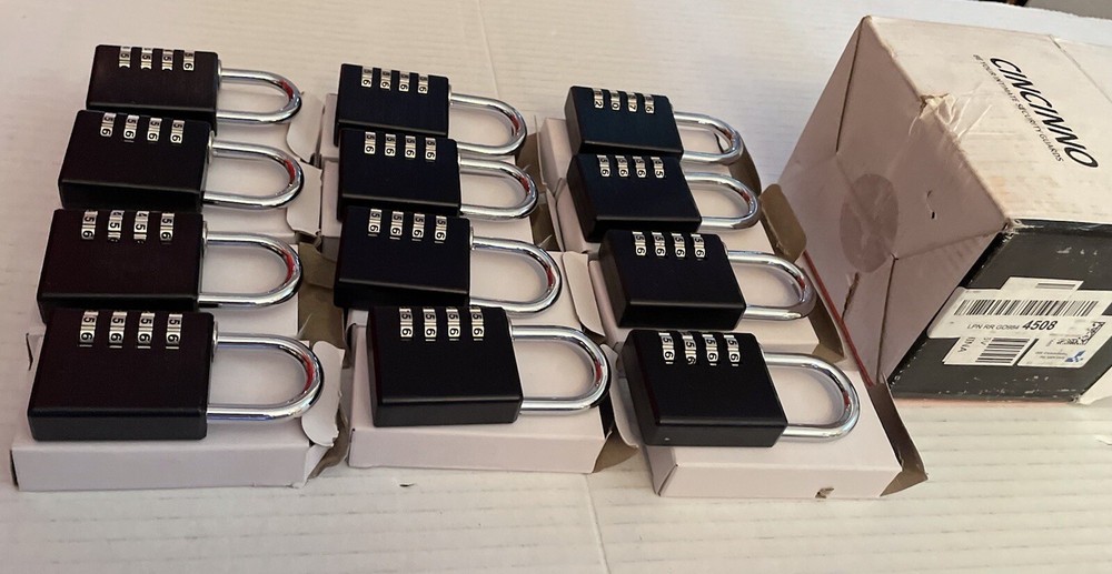 Combination Padlock 12-Pack