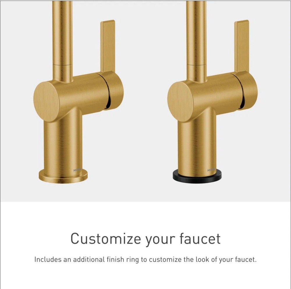 MOEN Cia Single-Handle Pull-Down Sprayer Kitchen Faucet with Power Boost