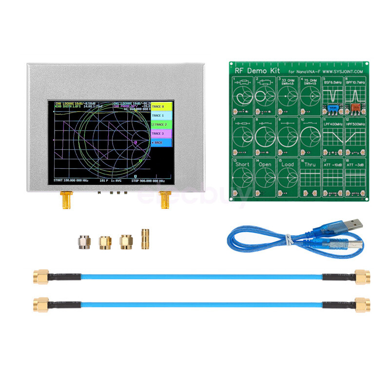 NanoVNA V2 Plus4 50kHz-4GHz Vector Network Analyzer Antenna Analyzer RF Demo Kit