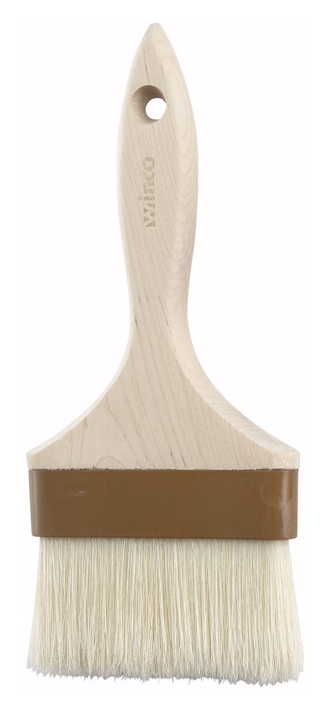 Pastry/Basting Brush, Boar Bristle, 4" Wide (12 Each)