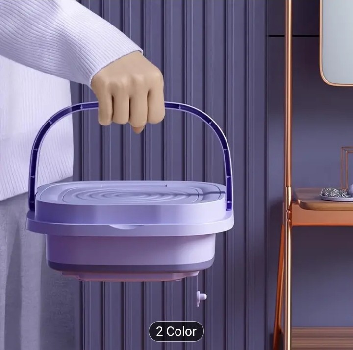 Mini Portable Washing Machine – Foldable Laundry Washer & Spin Dryer