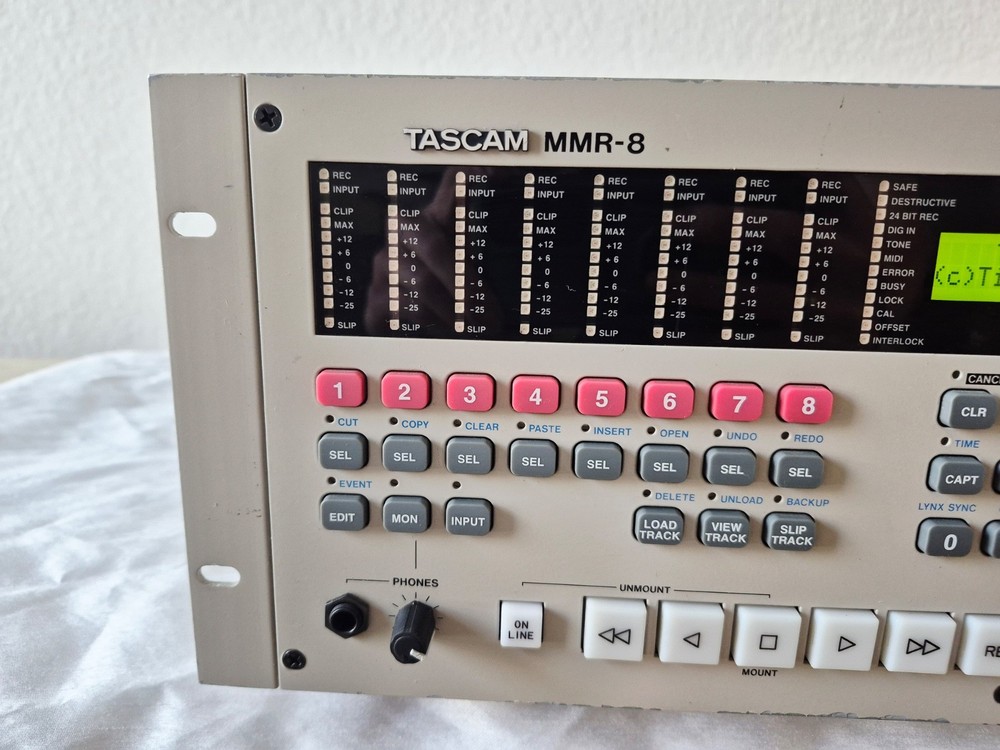 Tascam MMR-8 Modular Multitrack Hard Disk Recorder Tested 1996-98