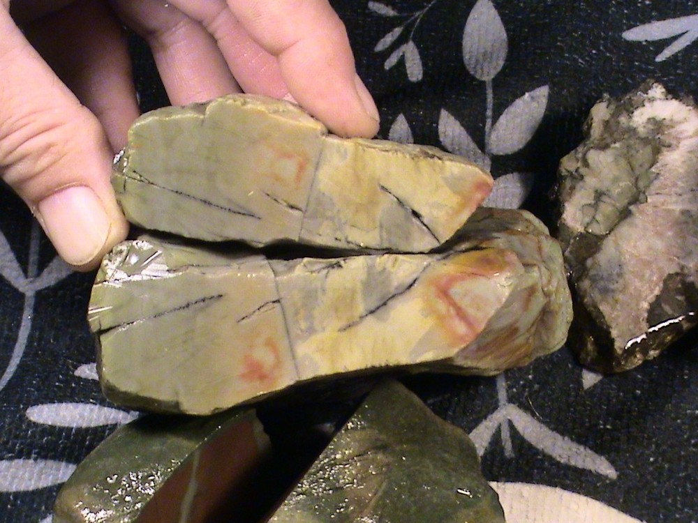 Mixed One-Cut Jasper Agate Lot, Solid Rough, Lapidary Rocks, 4 LBS, 4 OZ, #375