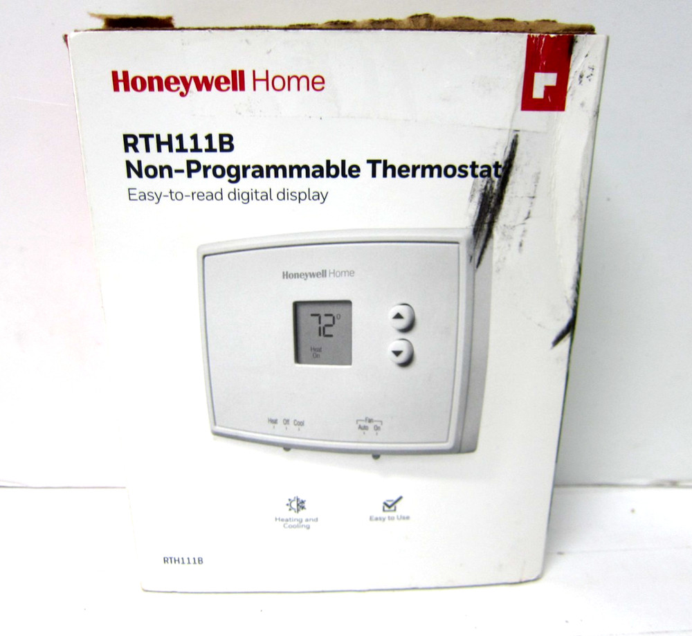 Honeywell RTH111B1024 Horizontal Digital Non-Programmable Thermostat