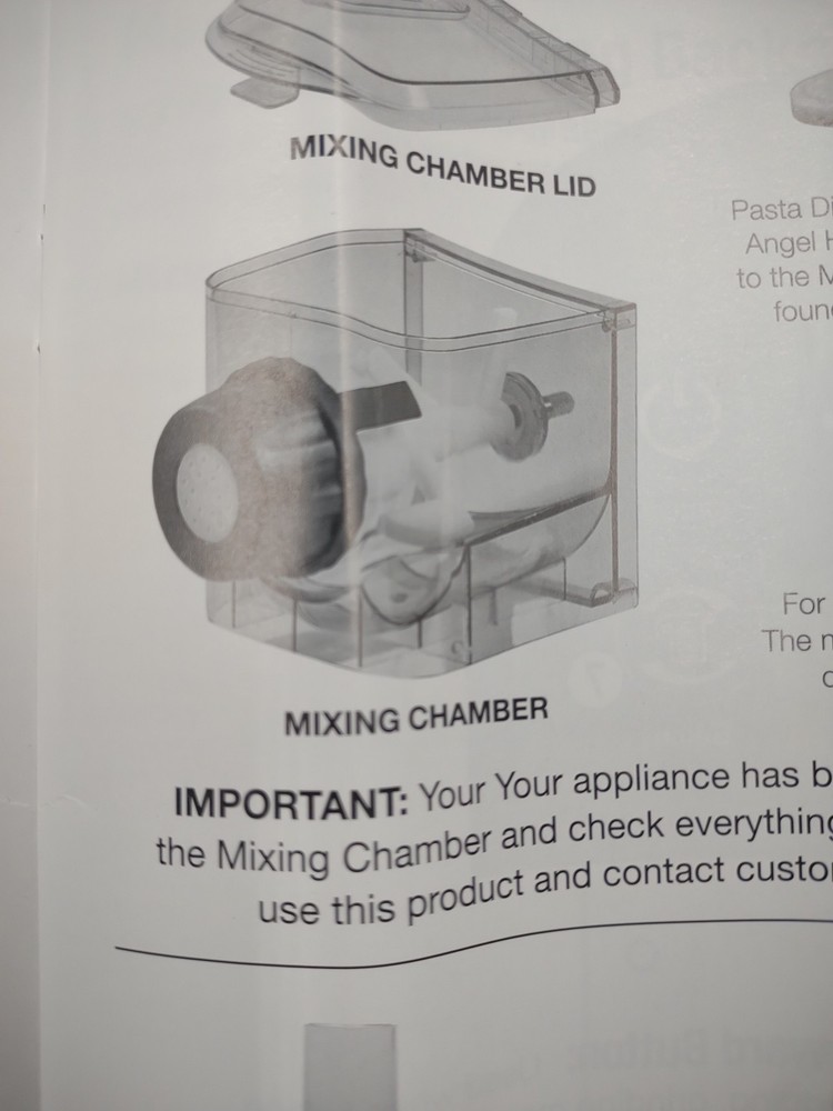 Emeril Lagasse Automatic Pasta & Beyond Replacement Mixing Chamber