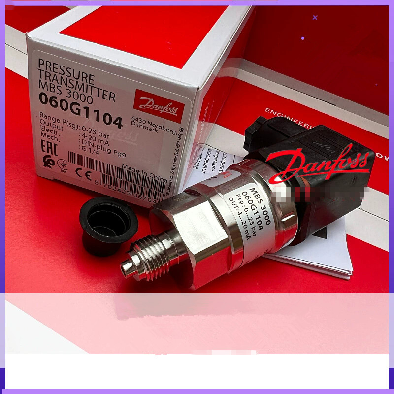 1pcs Danfoss Pressure Transmitter Sensor MBS3000 060G1104 0-25bar