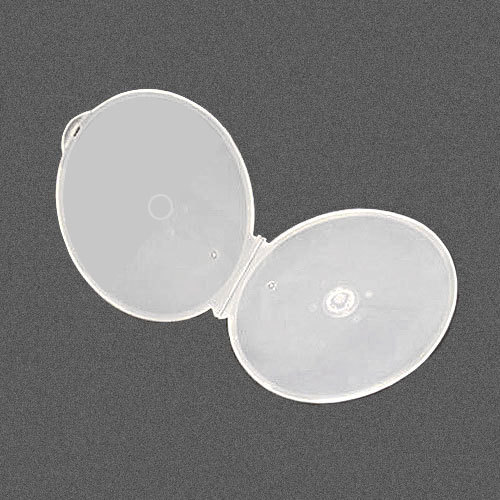 200 Clear CD DVD R Disc Clam C Shell PP Poly Plastic Storage Case 5mm with Lock