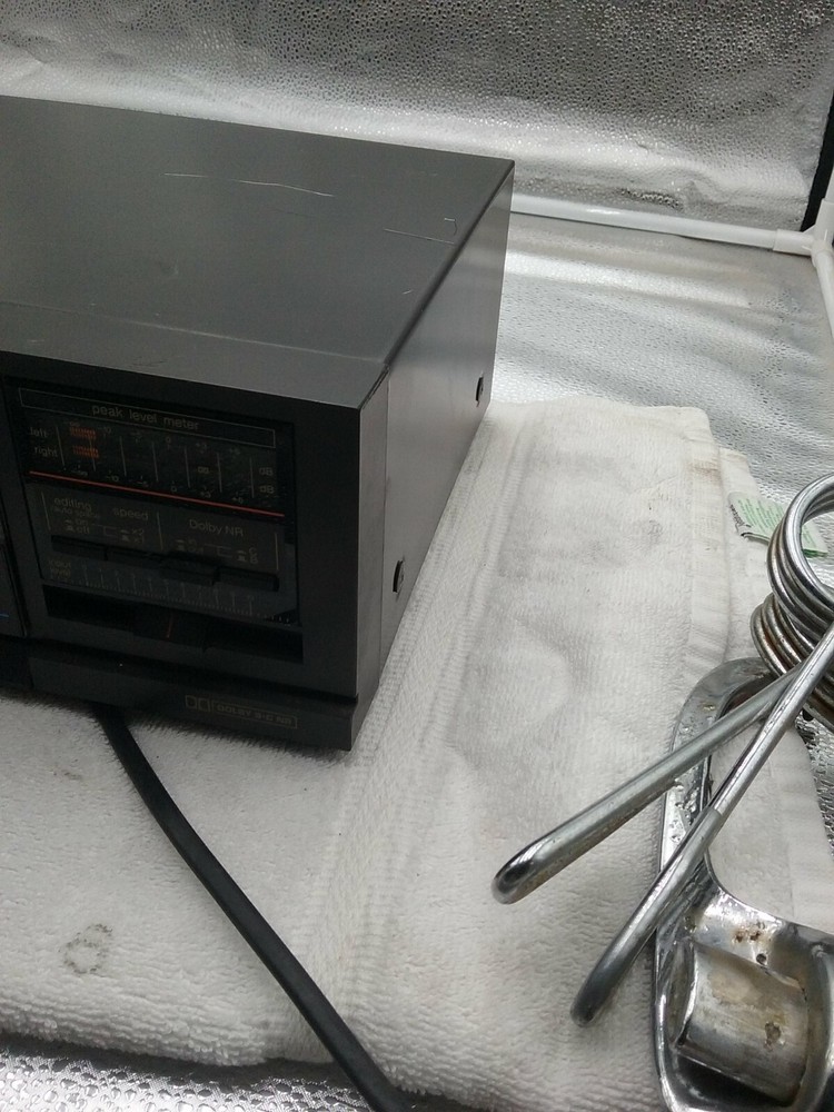 Technics RS-T20-KM Stereo Dual Cassette Deck TESTED EXCELLENT CONDITION NO CORD