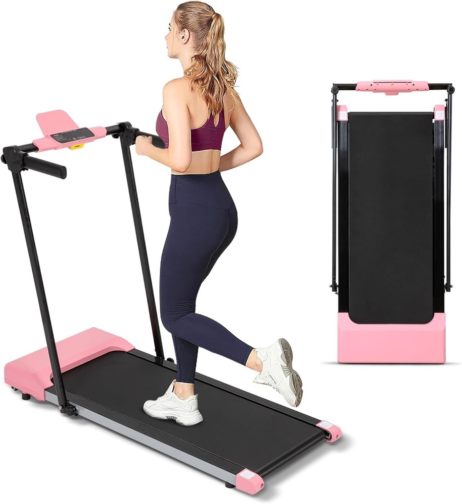 Lightweight Folding Treadmill 2.5HP Compact Foldable Small Spaces with Handle