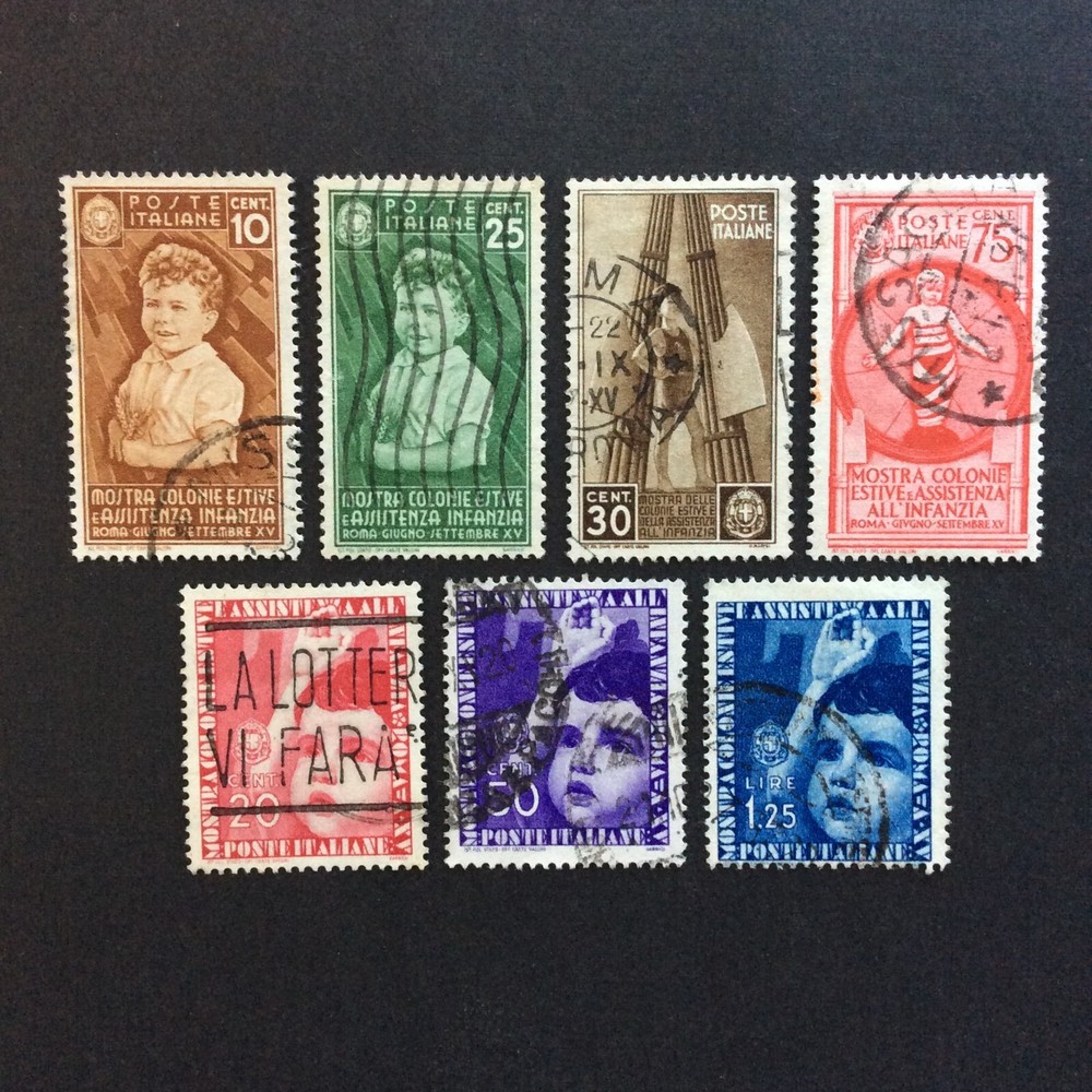 BroadviewStamps Italy #367-73 used VF.