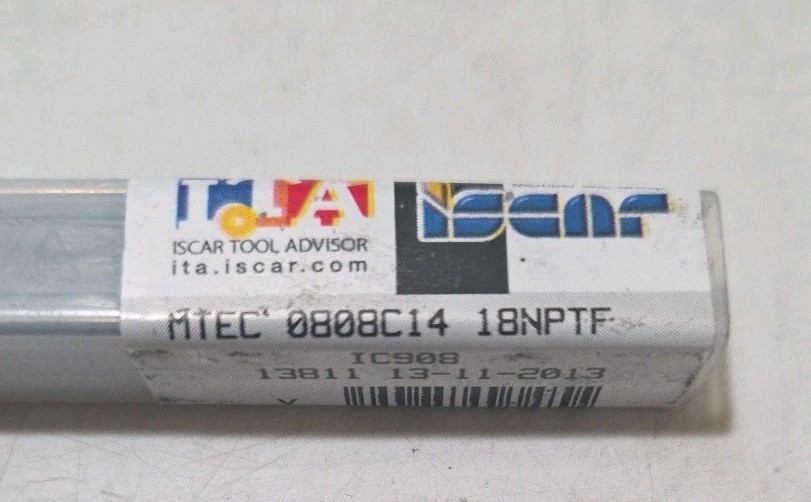 Iscar Threading Endmill Mtec 0808C14 18nptf