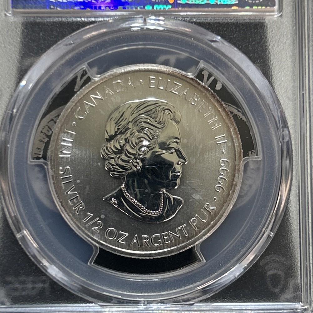 2015 Canada $2 PCGS MS63 Devils Brigade Monster Toner! Top Pop 1/2oz Silver
