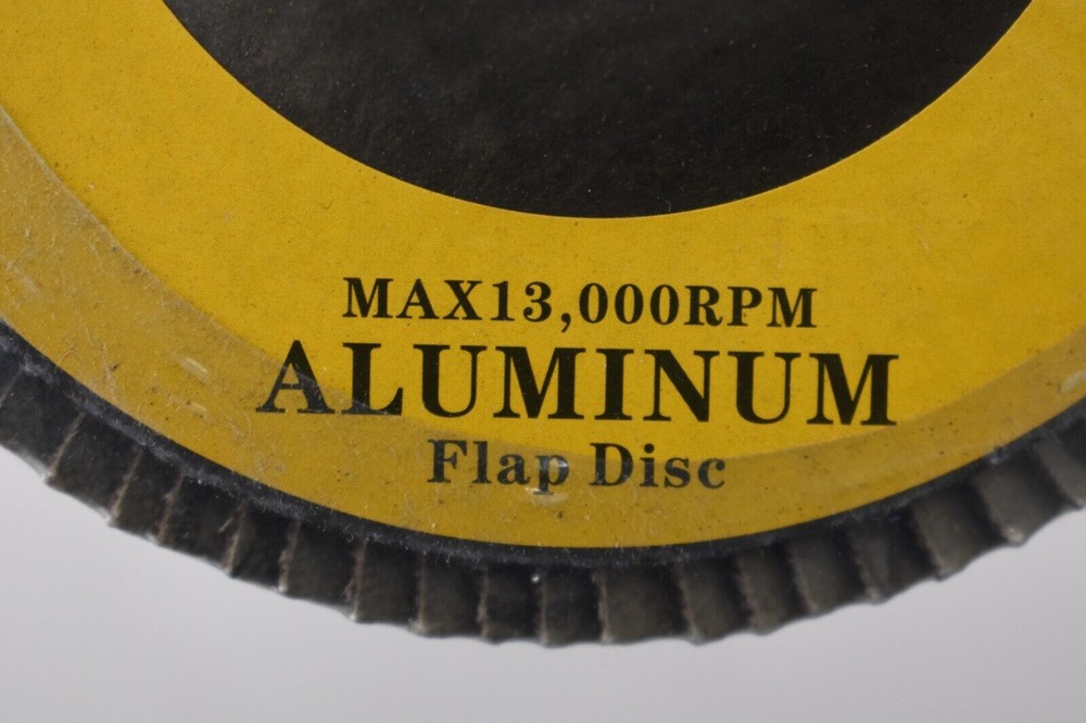 Fine Processing 40-Grit 4.5" Flap Discs Grinding Wheels Aluminum Oxide 50 Pack