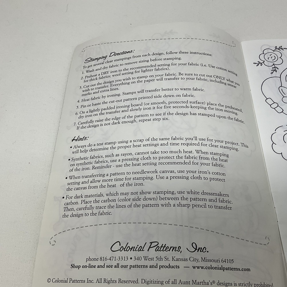 Aunt Martha's Iron On Transfer Book #400 Embroidery Patterns Kitchen Designs