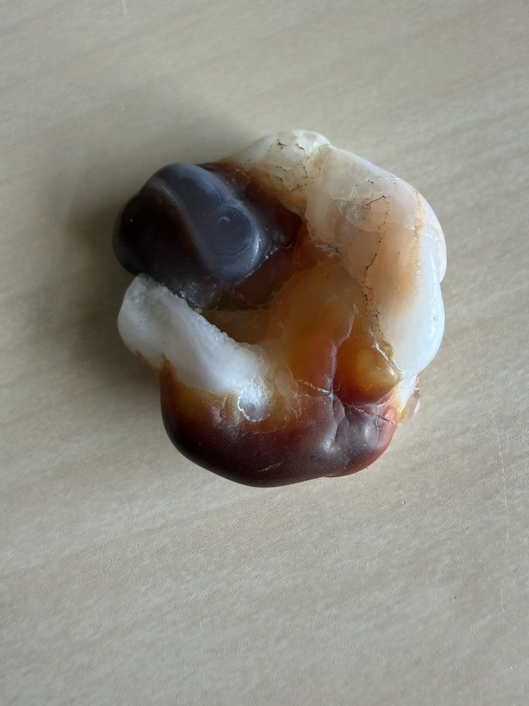 Deer Creek Fire Agate Lapidary Piece Pocket Stone