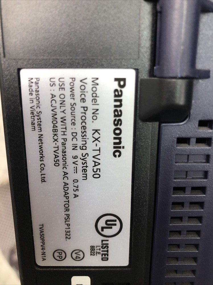 Panasonic KX-TVA50 Voice Processing System Control Unit