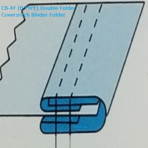 Coverstitch Folder Size 3" Double Fold CB-4F Binder