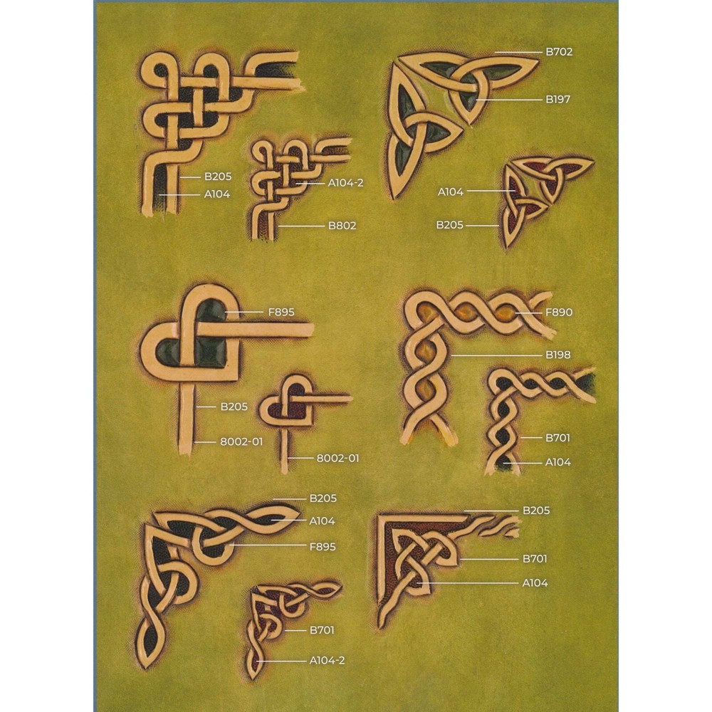 Celtic Corners Easy Trace Reusable Leather Tooling Pattern MakerAid® 78904-01