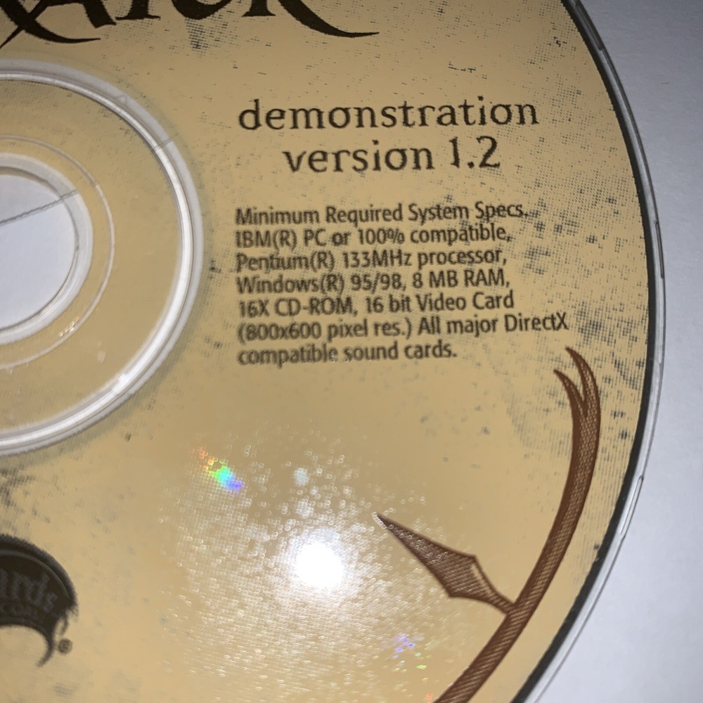 Dungeons & Dragons - Character Generator - Demonstration Version 1.2 - DISC ONLY
