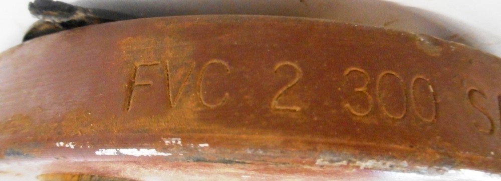 UNKNOWN BRAND, CAST IRON STUB FLANGE, PIPE 2", DIAMETER 6-1/2"