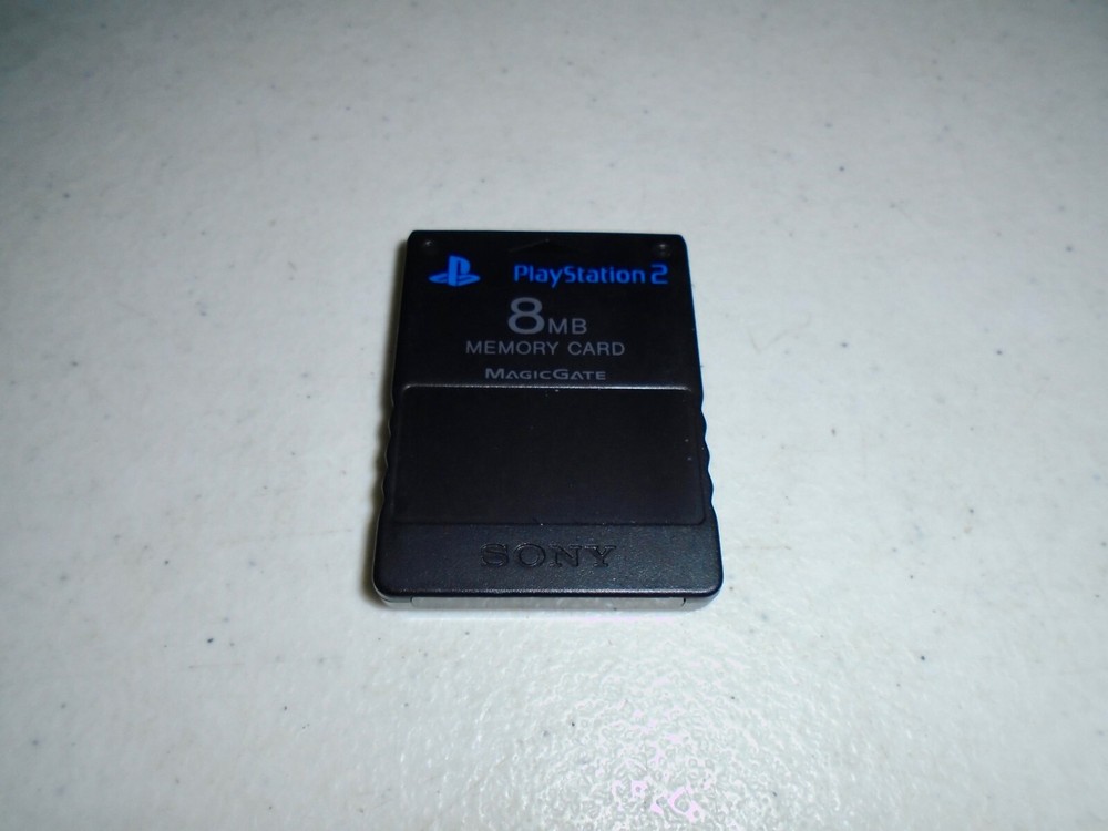 Official Sony 8MB Memory Card with Marvel vs Capcom 2 ALL 56 Characters Save PS2