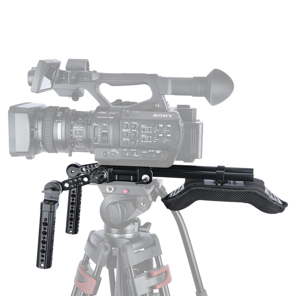 Niceyrig Shoulder Pad Kit 15mm Rod Support System with Rosette Cheese Handle