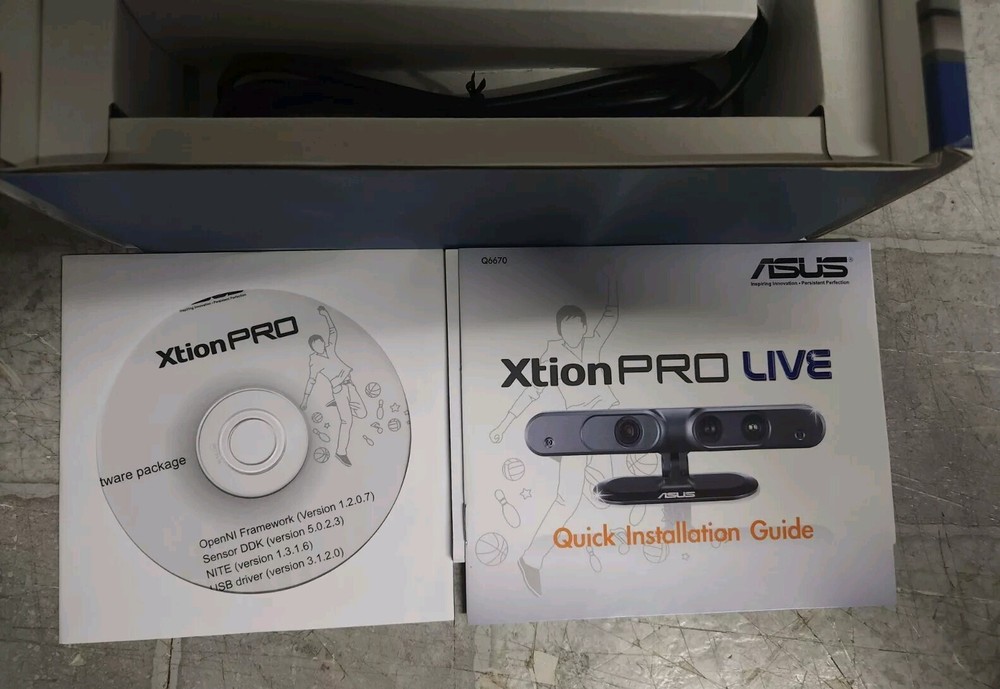 OPEN BOX Asus Xtion Pro Live RGB and Depth Sensor