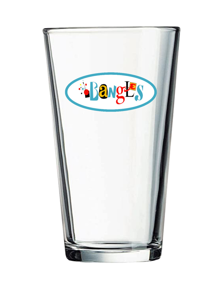 The Bangles - Rock and Roll - Pop - 16oz Pint Beer Glass Pub Barware Seltzer