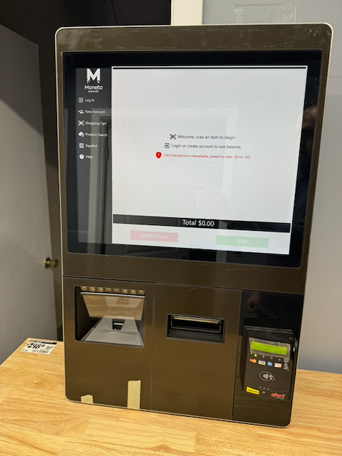 Diebold Nixdorf Beetle Self Checkout Kiosk POS OPEN BOX