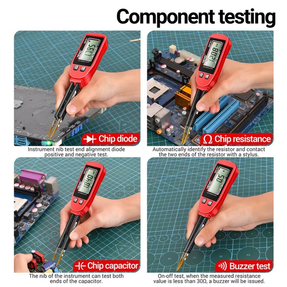 GN701 Digital Intelligent SMD Tester Electrical Multimeter Resistor1490