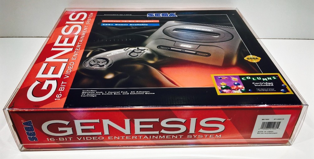 1 Console Box Protector For SOME.. NOT ALL! SEGA GENESIS Model 2 (CHECK SIZE!)