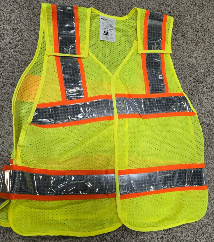 UNIQUESource ANSI/ISEA Reflective Type R Class 2 Safety Vest Regular Size Medium