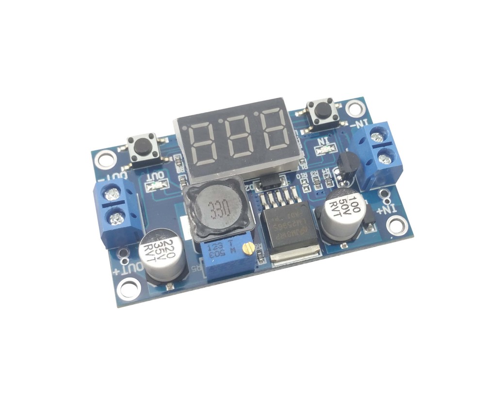 2pcs Adjustable DC-DC Buck Step Down Converter Voltage Adapter LM2596 Digital