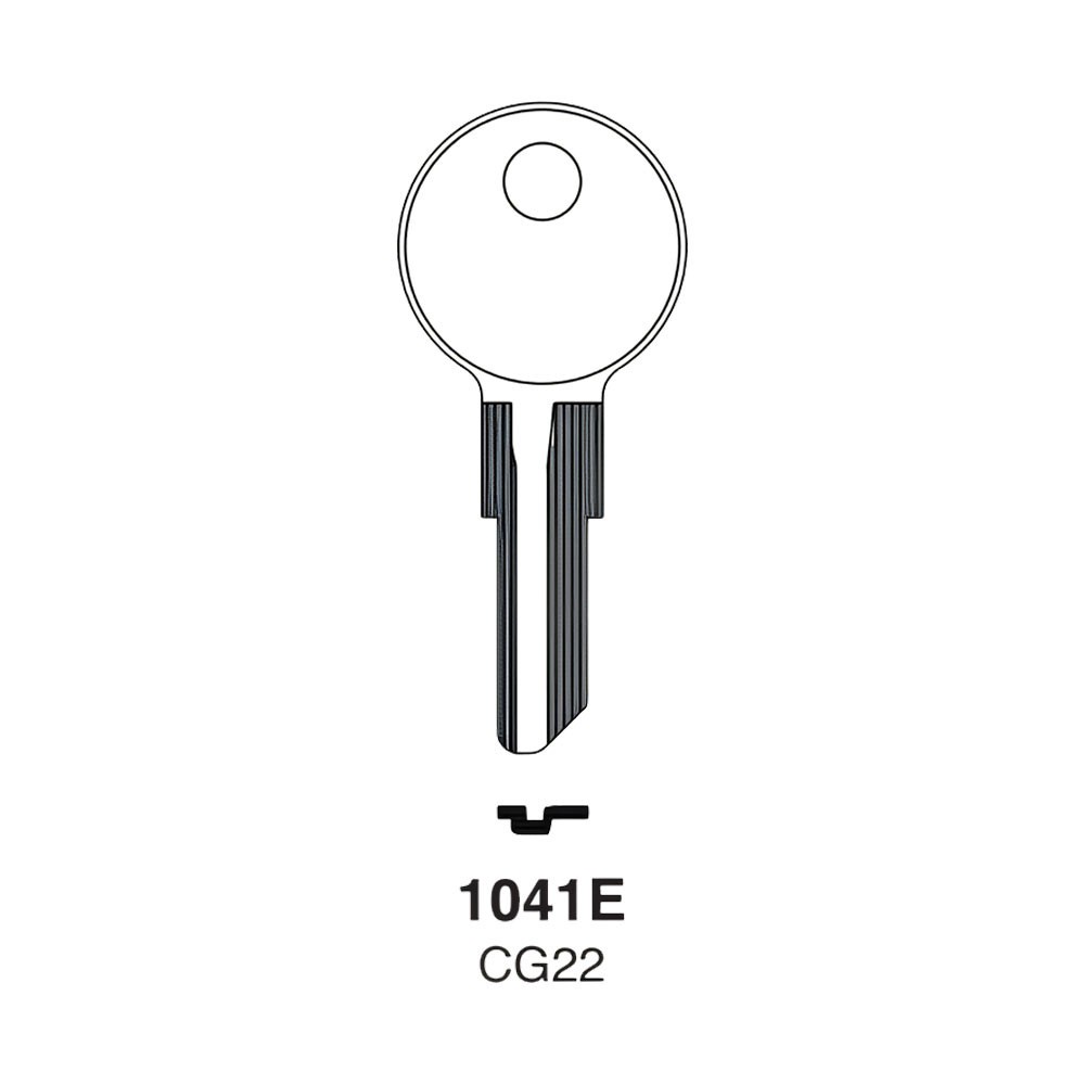 CG22, 1041E Key Blank Nicke