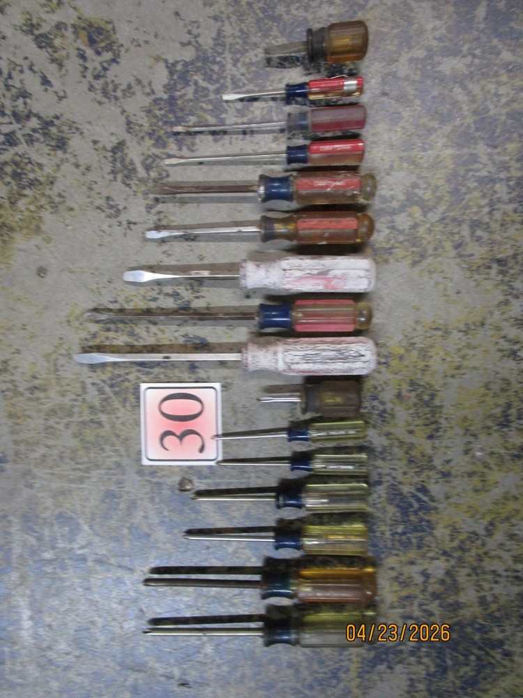 16pc Vintage Craftsman Screwdriver Set