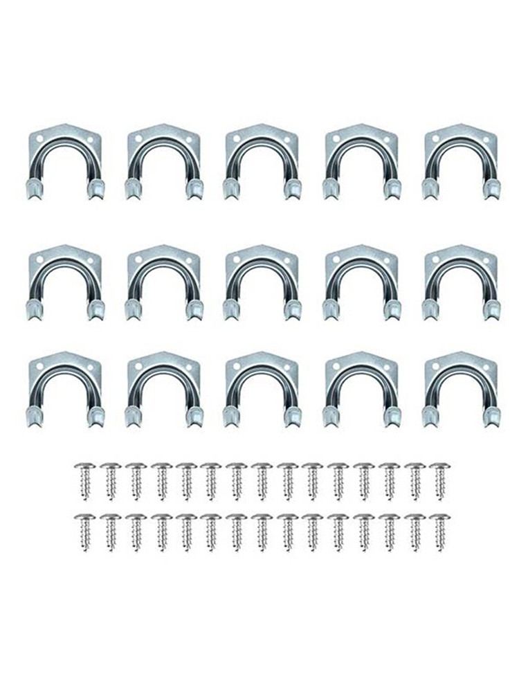 Wall Mount Hooks for Power Tools Garage Storage Heavy Duty Double Hook Set