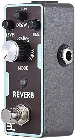 Reverb Guitar Effect Pedal With 3 Settings Led Indicator Compact Design