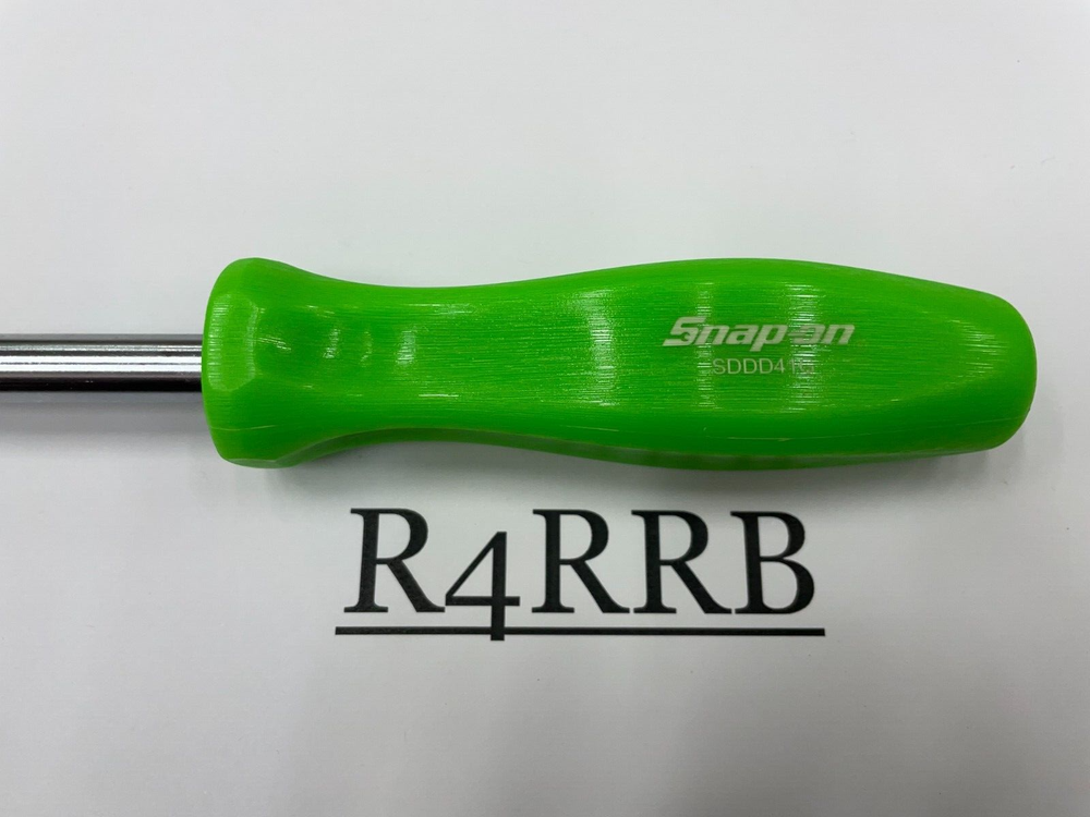 Snap-on Tools NEW GREEN Hard Grip Reversible Blade Screwdriver Set SDDD41G