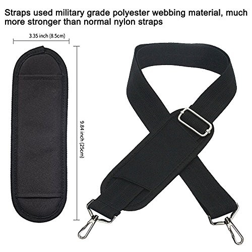 59" Replacement Wide Shoulder Strap, Adjustable Bag/Purse Shoulder Belt Strap