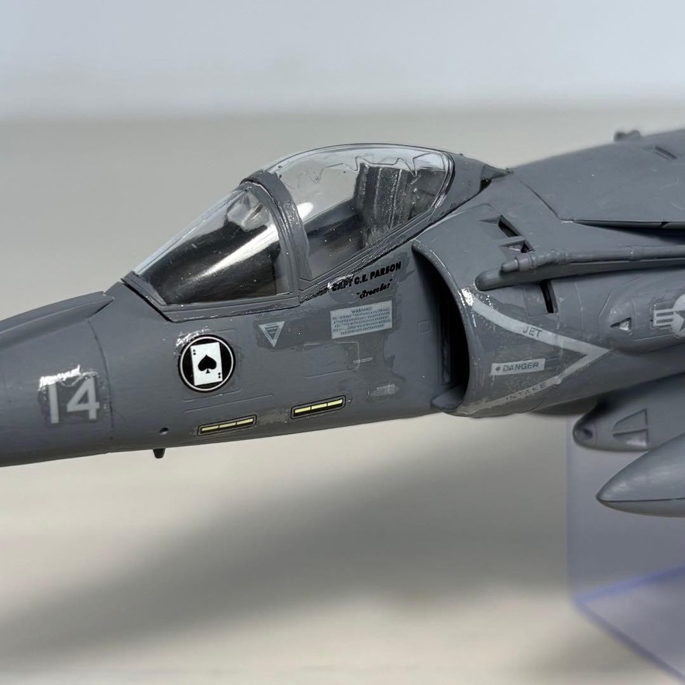 Assembled U.S.M.C Av-8B Harrier Ii Plus Plastic Model Completed 2 Japan