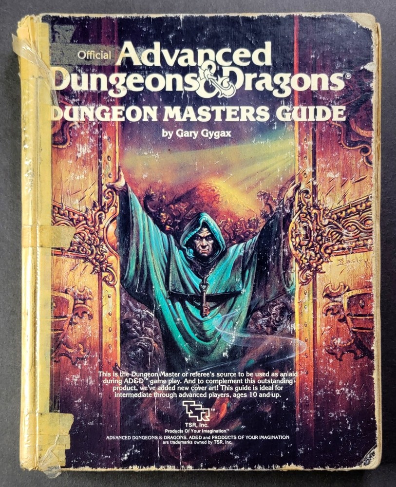 Dungeon Masters Guide Advanced Dungeons & Dragons 1979 Revised Edition Low Grade