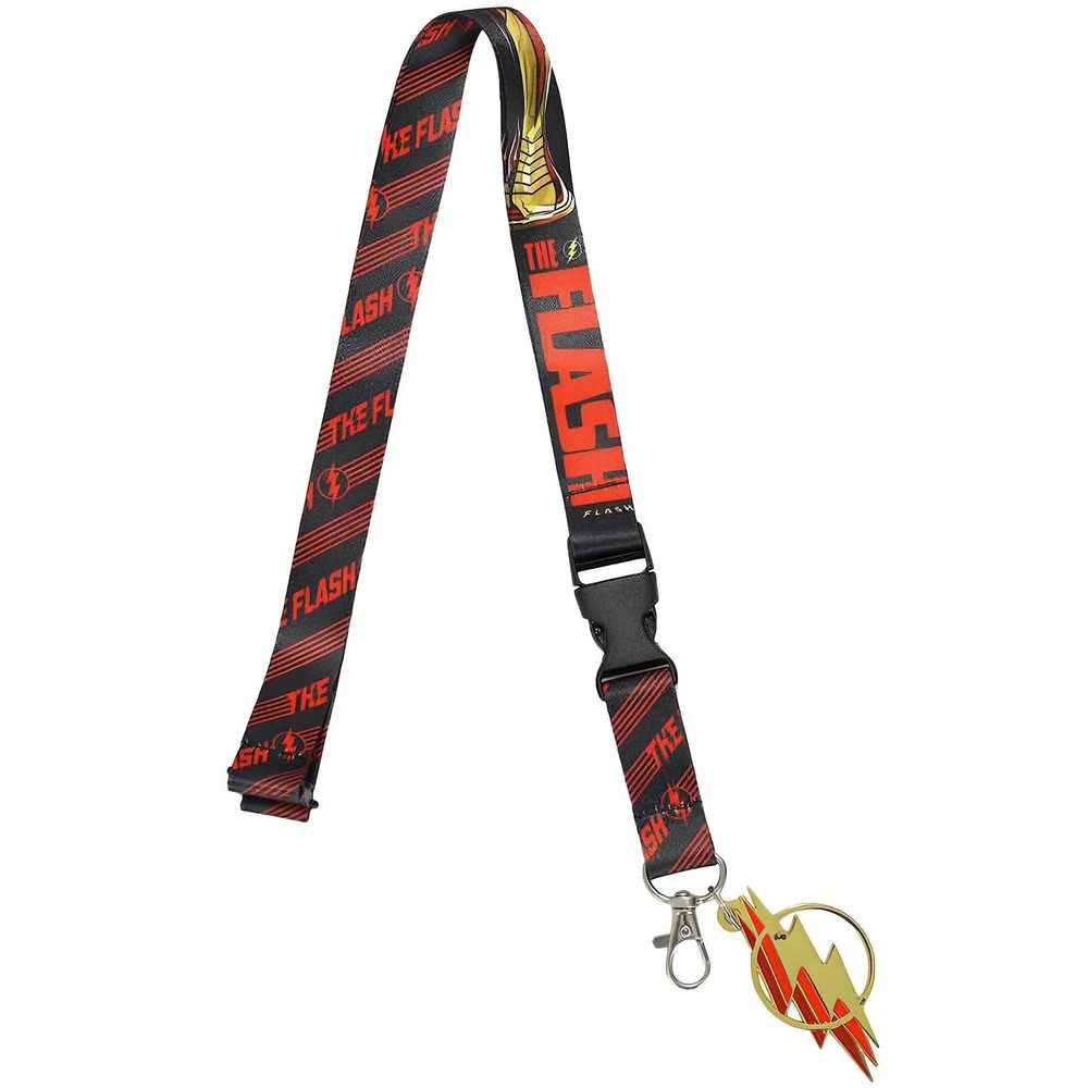 DC Comics: "The Flash" Worlds Collide - Lightning Bolt Lanyard - Biowo