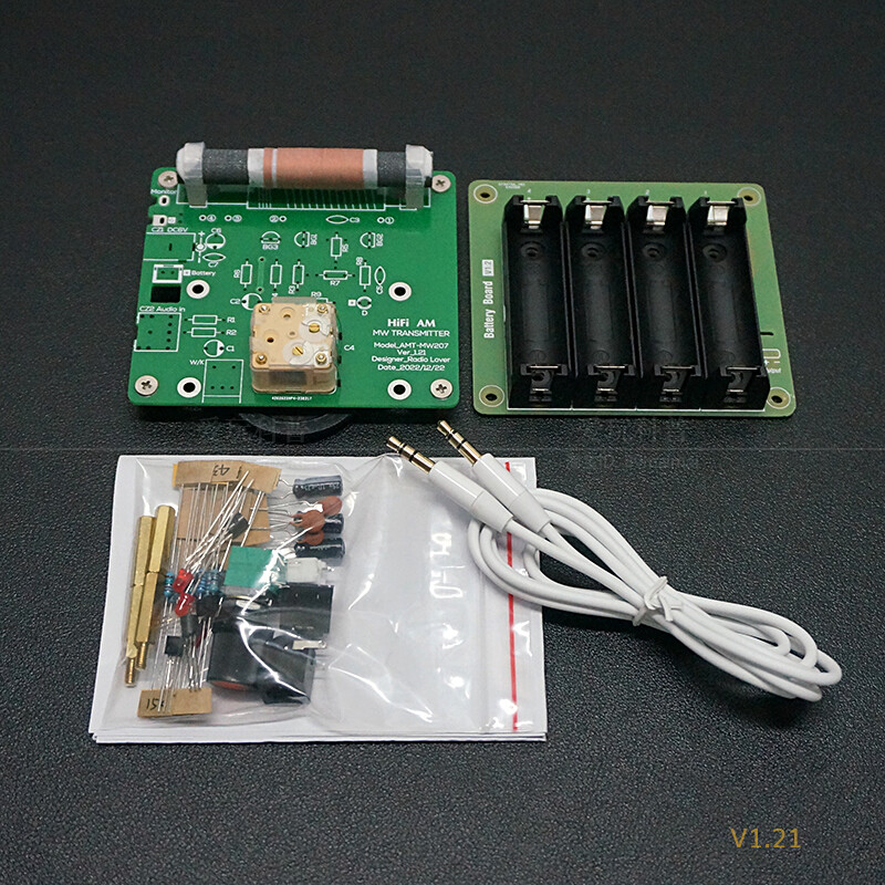 DIY AM MW Transmitter Medium Wave Transmitter Kit V1.21 Crystal Radio Receiver