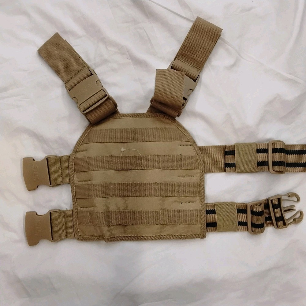 UTG Tactical Drop Leg Platform MOLLE Panel Tan Adjustable Thigh Rig