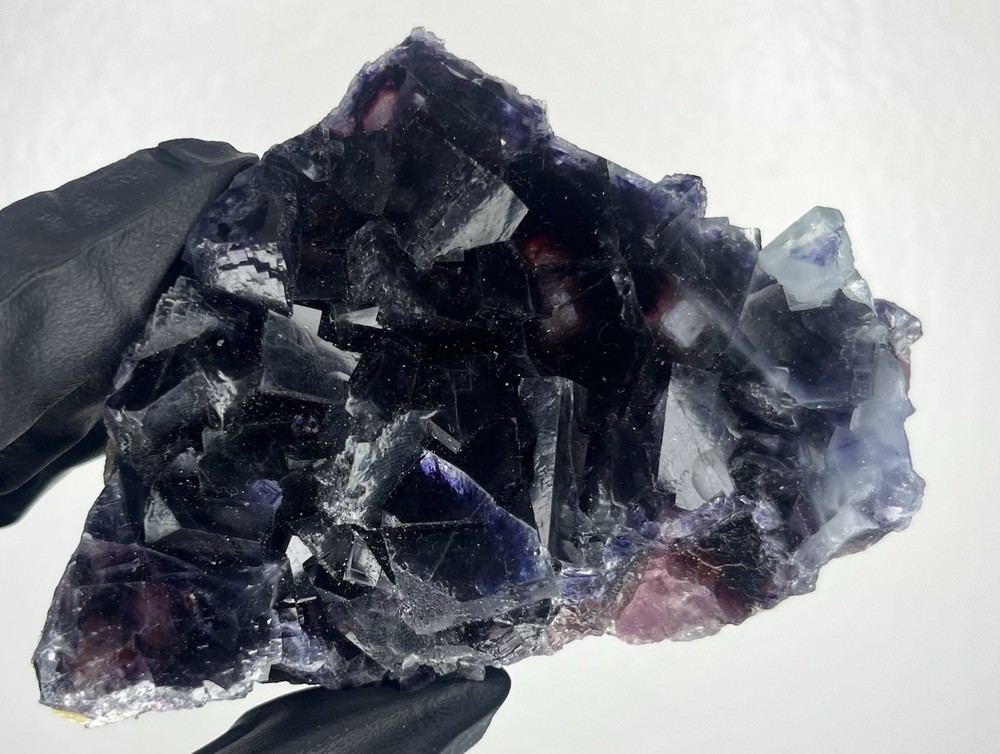 Museum Grade, Rare, Red Phantom Fluorite Specimen 265 Grams