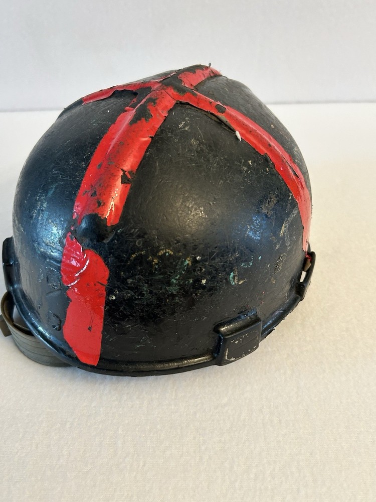 Low Pro Coal Miners Mining Hard Hat Vintage Black Used